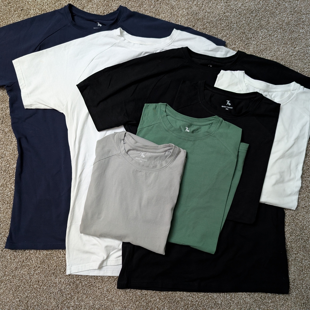 Tailored Athlete Men's Short Sleeve Tees - Bundle (x7) Shirts Large / XL / XXL